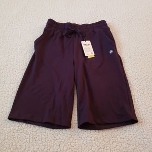 NWT TSLA brand bermuda shorts, purple, xs.